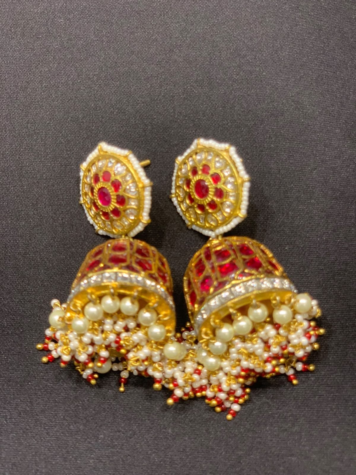 Top rated kundan jhumka earrings